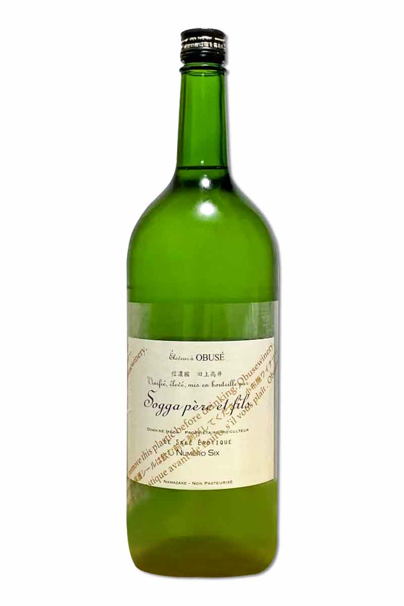 小布施 Numero Six 1500ml 瓶身視覺